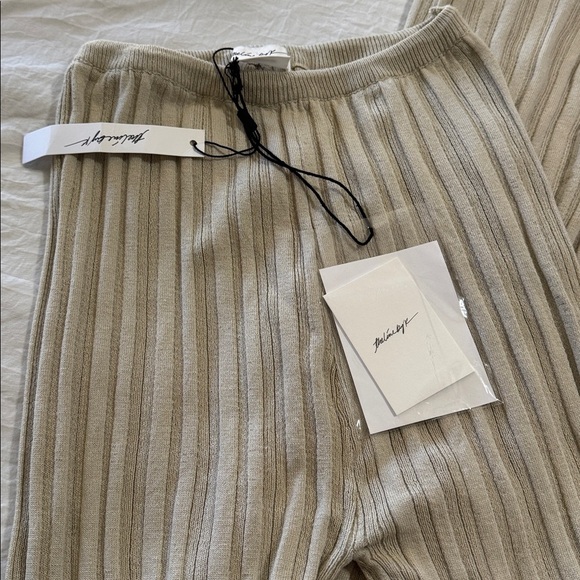 The Line by K /Revolve NWT Daisy Ribbed Knit Pants - Picture 6 of 12